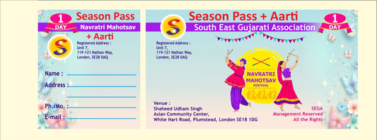 Season Pass + Aarti Inclusive